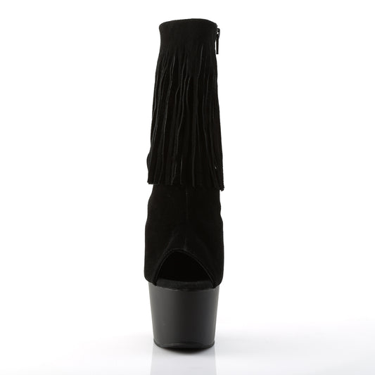 【PLEASER】ADORE-1019 プラットフォームシューズ Blk Suede/Blk Matte【取寄】