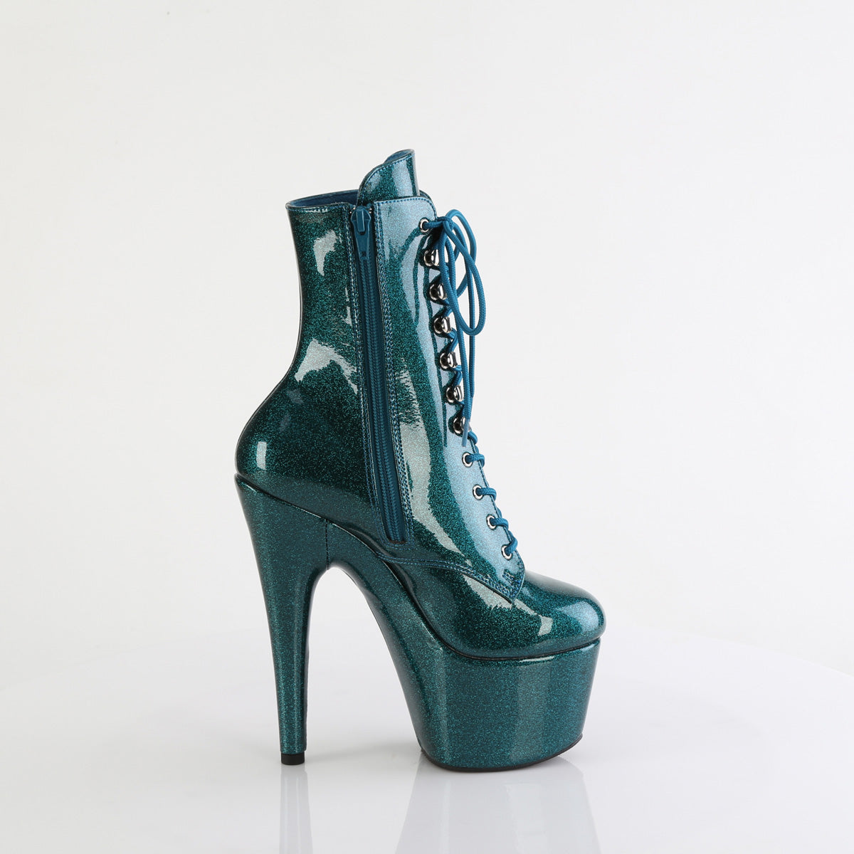 【PLEASER】ADORE-1020GP シューズ Teal Glitter Pat/M【取寄】