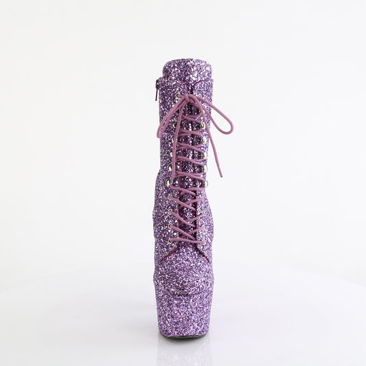 【PLEASER】ADORE-1020GWR プラットフォームシューズ Lavender Glitter/Lavender Glitter【取寄】