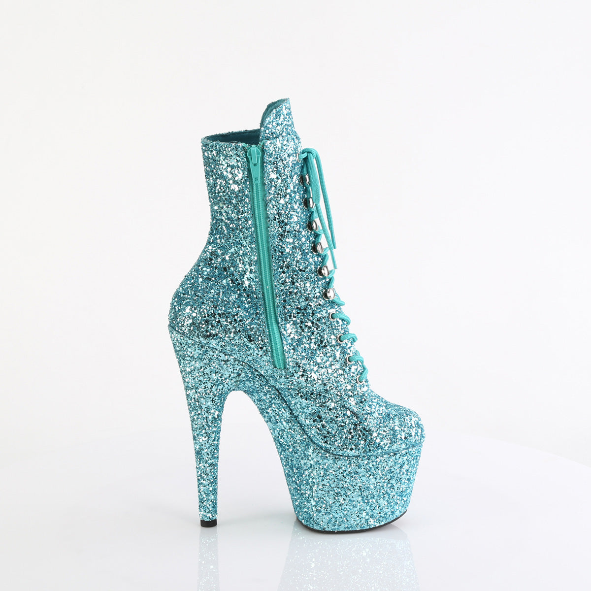 【PLEASER】ADORE-1020GWR シューズ Turquoise Glitter/Turquoise Glitter【取寄】