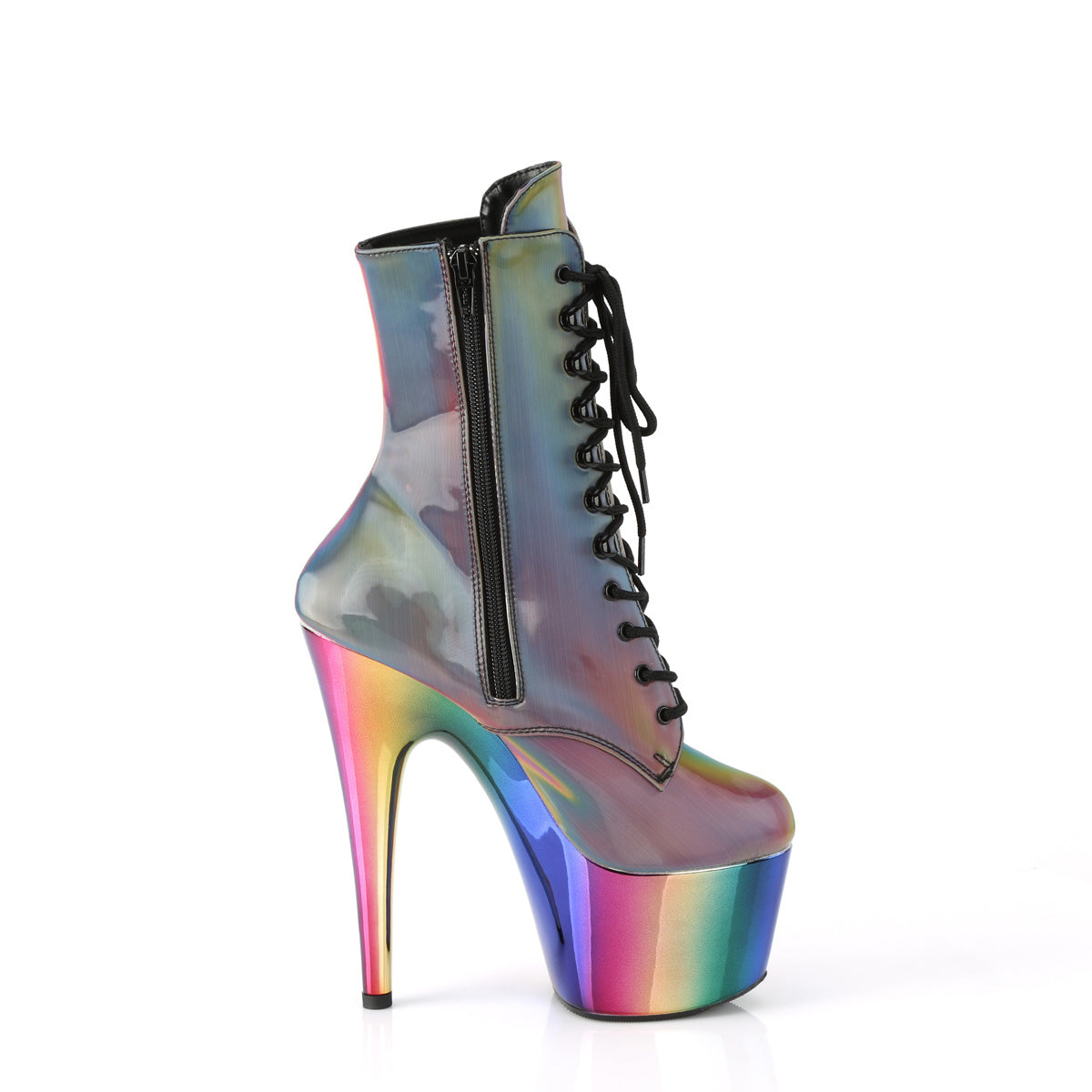 【PLEASER】ADORE-1020RC-REFL シューズ Rainbow Reflective/Rainbow Chrome【取寄】