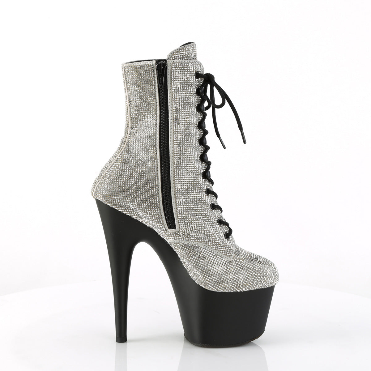 【PLEASER】ADORE-1020RS シューズ Slv RS/Black Matte【取寄】