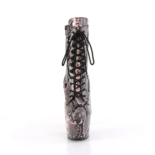 【PLEASER】ADORE-1020SPWR プラットフォームシューズ B. Pink Snake Print/B. Pink Snake Print【取寄】