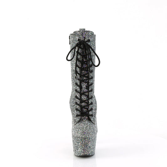 【PLEASER】ADORE-1040GR プラットフォームシューズ Blk Multi Glitters/Matching【取寄】