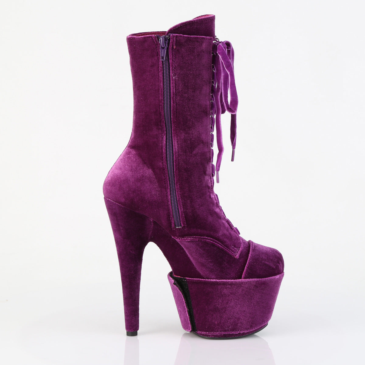 【PLEASER】ADORE-1045VEL シューズ Purple Velvet/Purple Velvet【取寄】