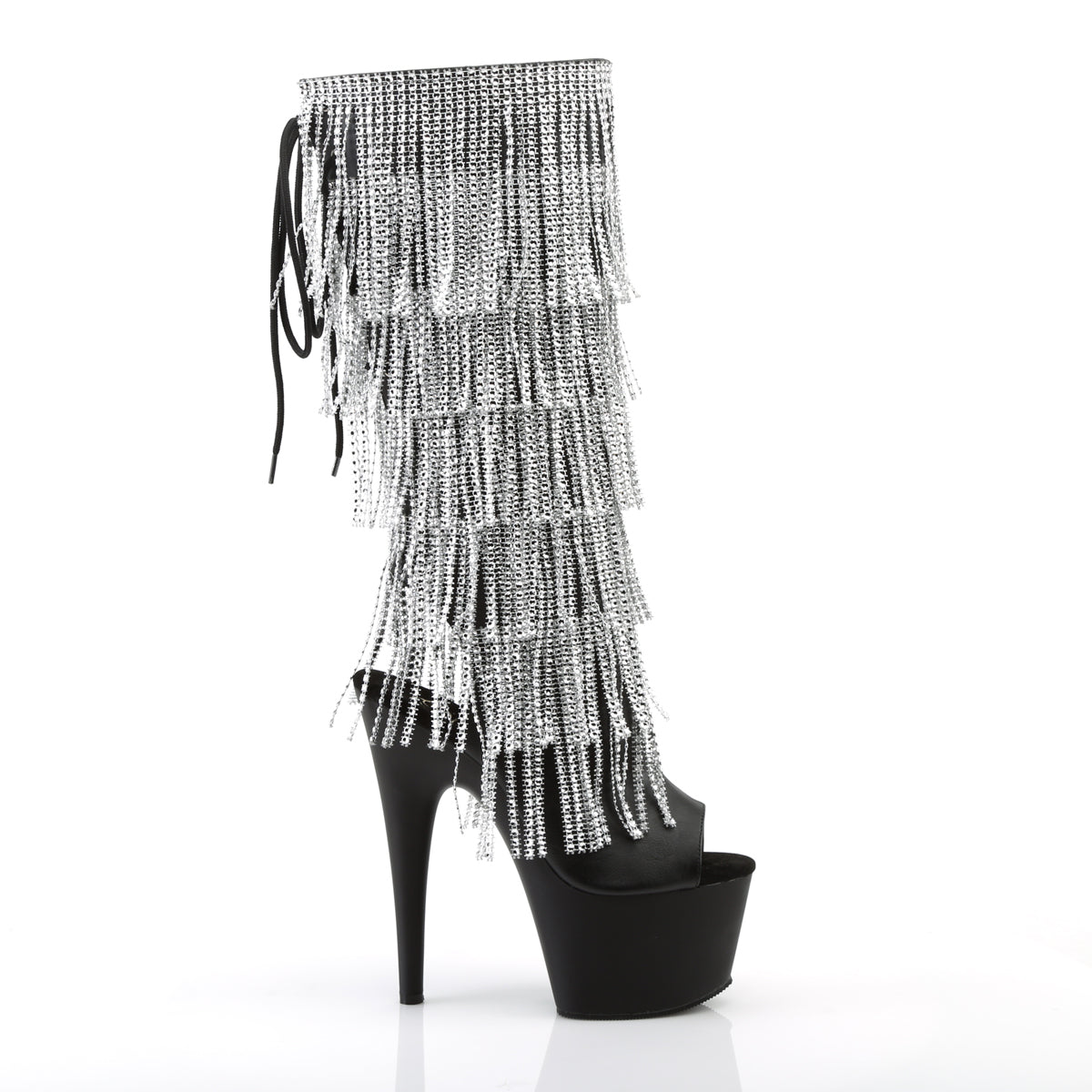 【PLEASER】ADORE-2024RSF プラットフォームシューズ Blk Str Faux Leather/Blk Matte【取寄】
