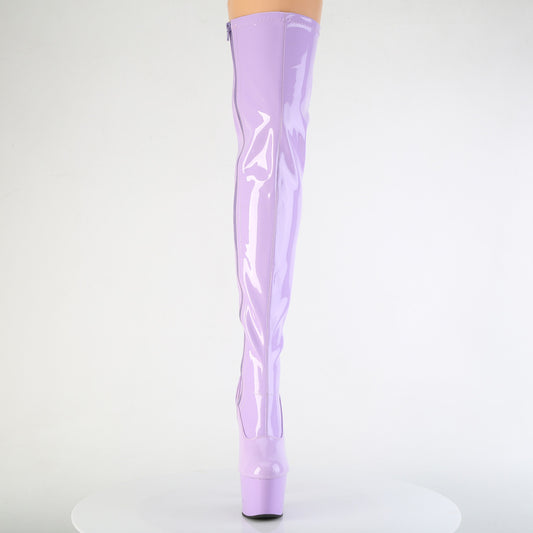 【PLEASER】ADORE-3000 プラットフォームシューズ Lavender Str. Pat/Lavender【取寄】