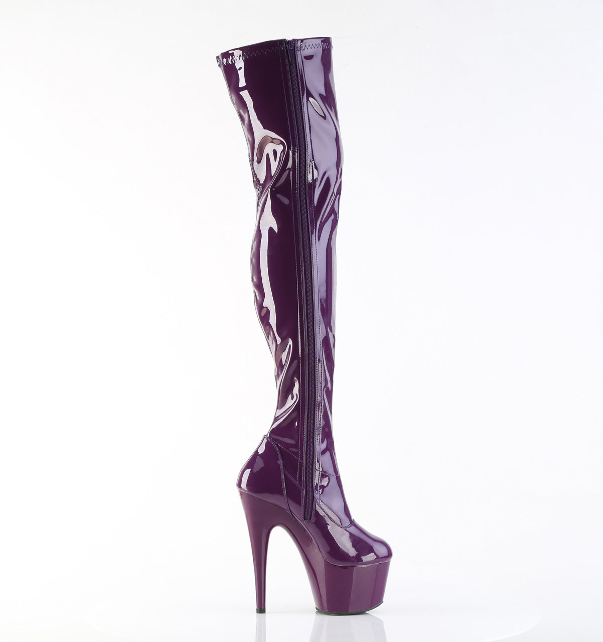 【PLEASER】ADORE-3000 プラットフォームシューズ Purple Str. Pat/Purple【取寄】
