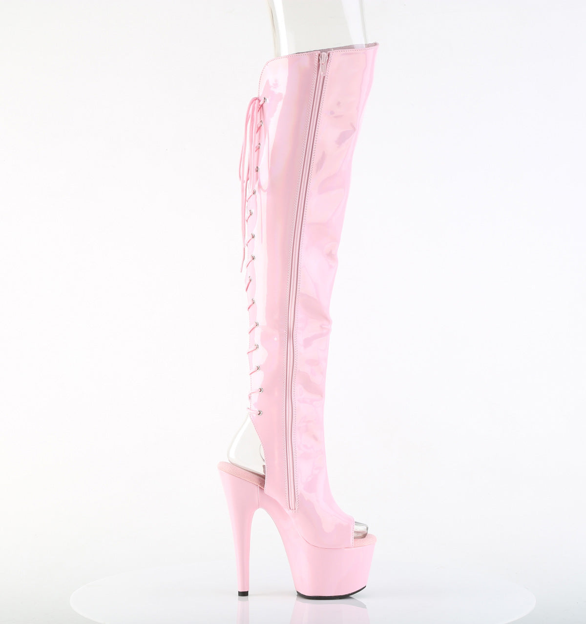 【PLEASER】ADORE-3019HWR シューズ B. Pink Str. Holo/B. Pink Holo【取寄】