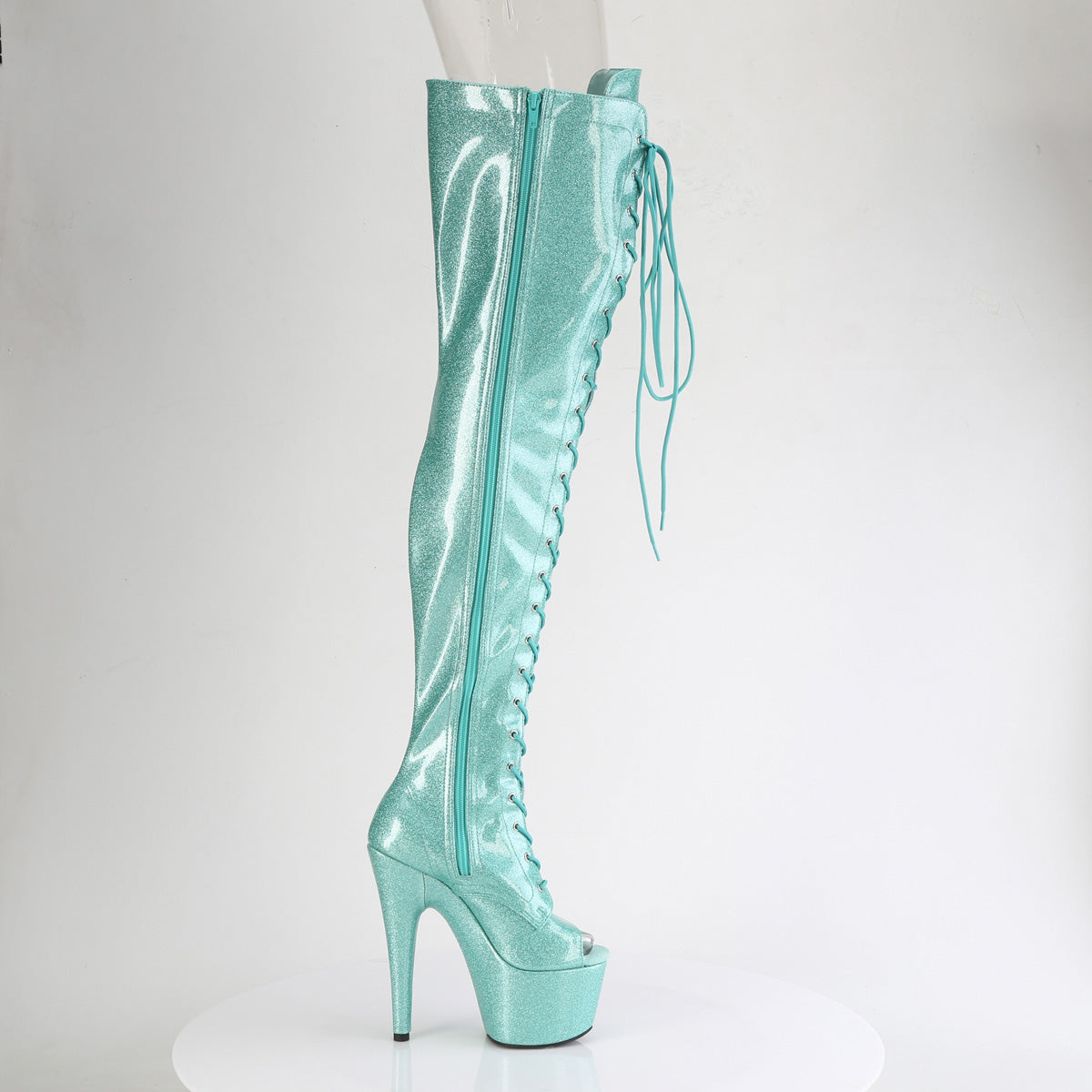 【PLEASER】ADORE-3021GP シューズ Aqua Glitter Pat/M【取寄】