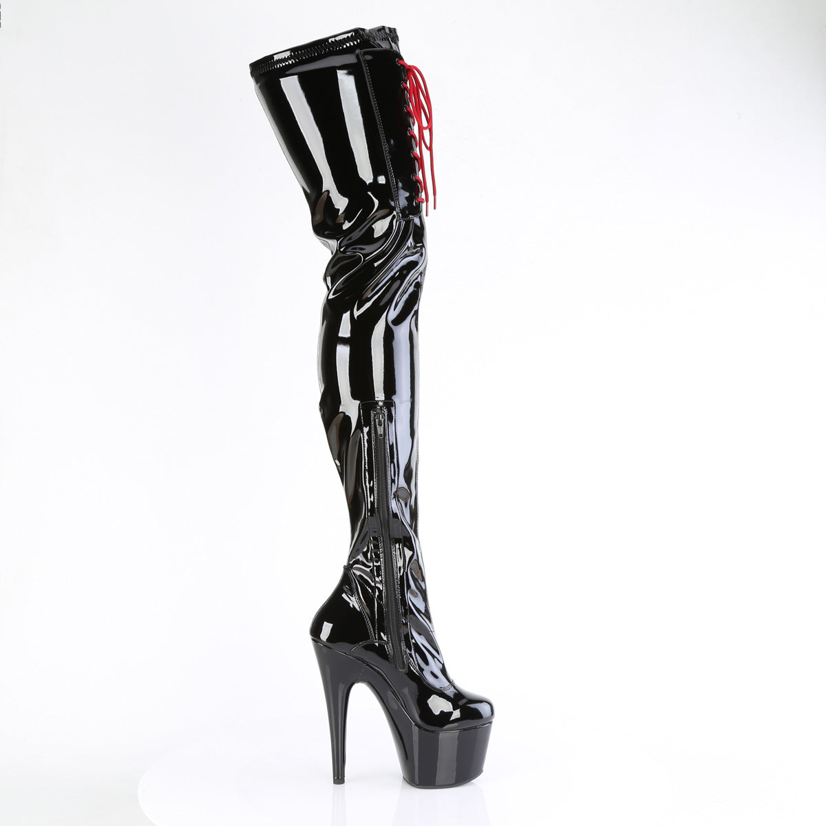 【PLEASER】ADORE-4001WR シューズ Blk Stretch Pat/Blk【取寄】