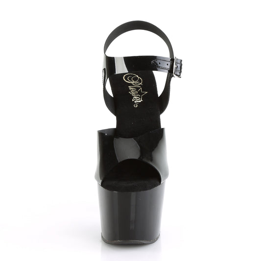 【PLEASER】ADORE-708N プラットフォームシューズ Blk (Jelly-Like) TPU/Blk【取寄】