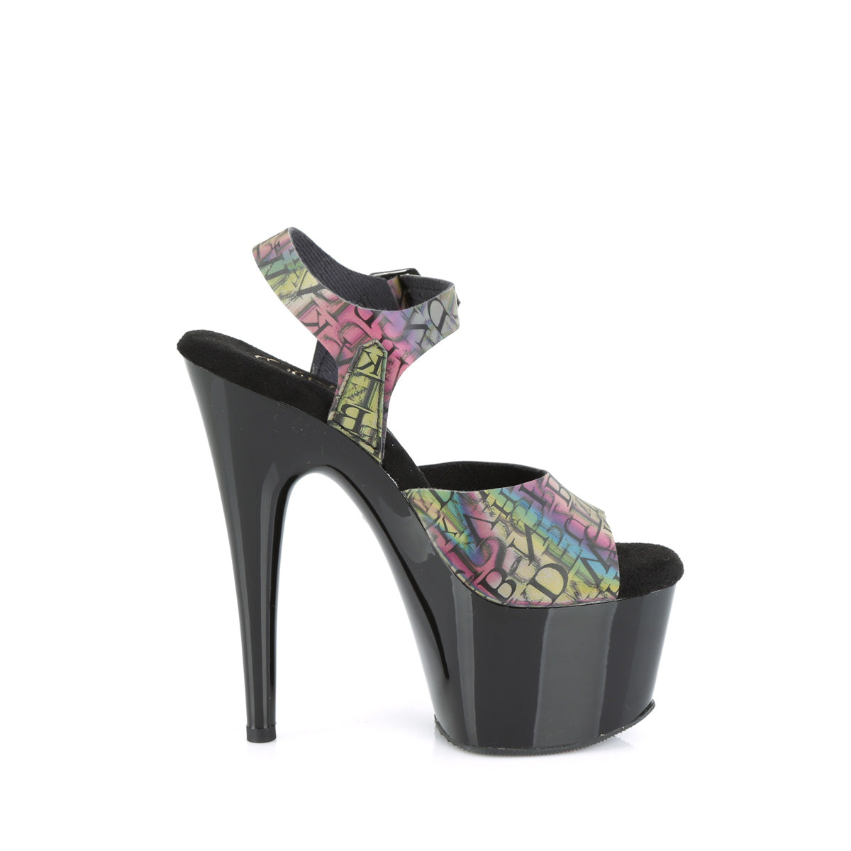 【PLEASER】ADORE-708N-LTP シューズ Green-Purple TPU/Blk【取寄】