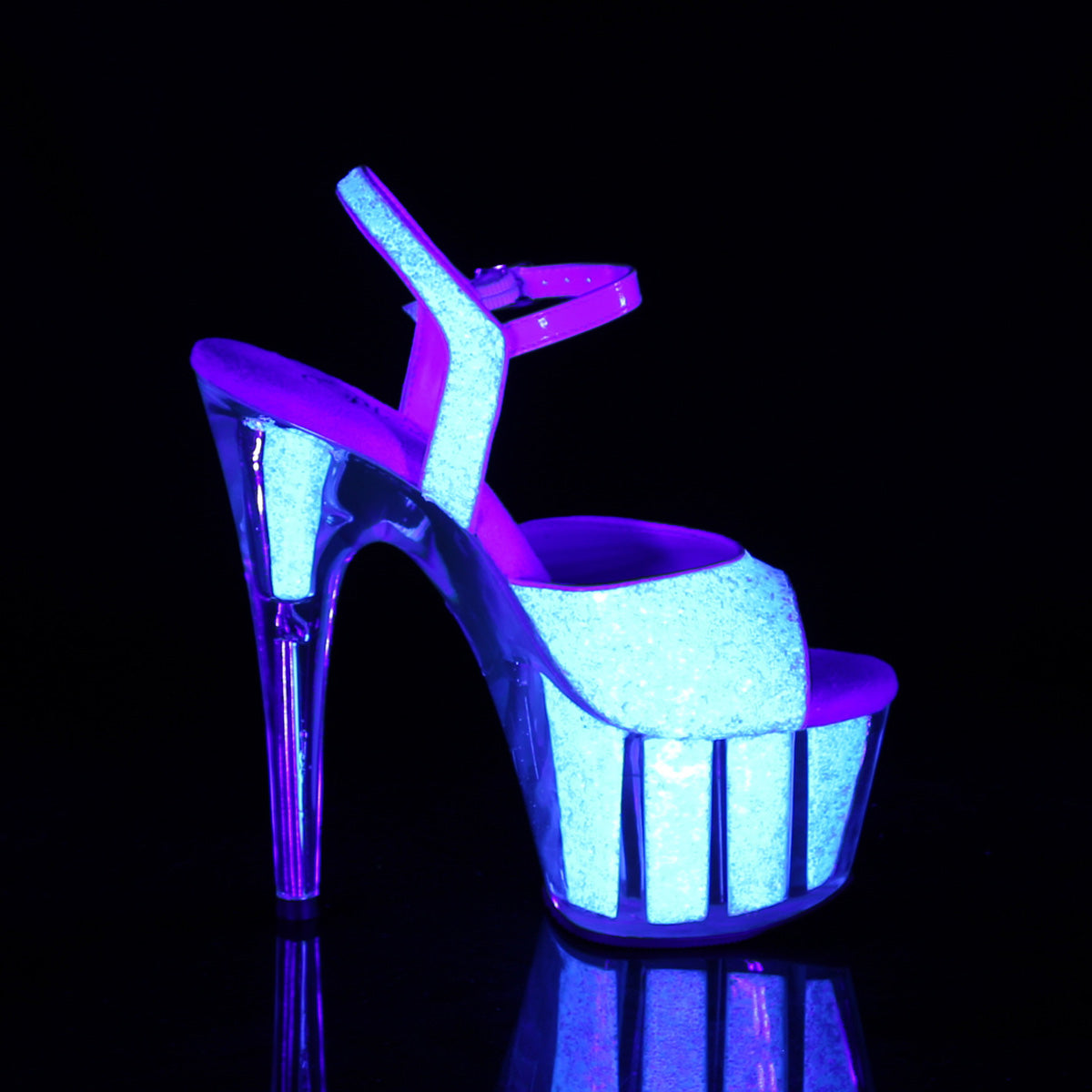 【PLEASER】ADORE-710UVG シューズ Neon Opal Glitter/Neon Opal Glitter【取寄】