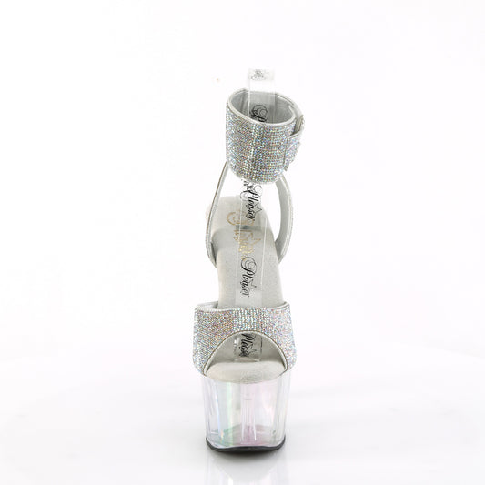 【PLEASER】ADORE-791HTRS プラットフォームシューズ Slv AB RS-TPU/Holo Tinted【取寄】