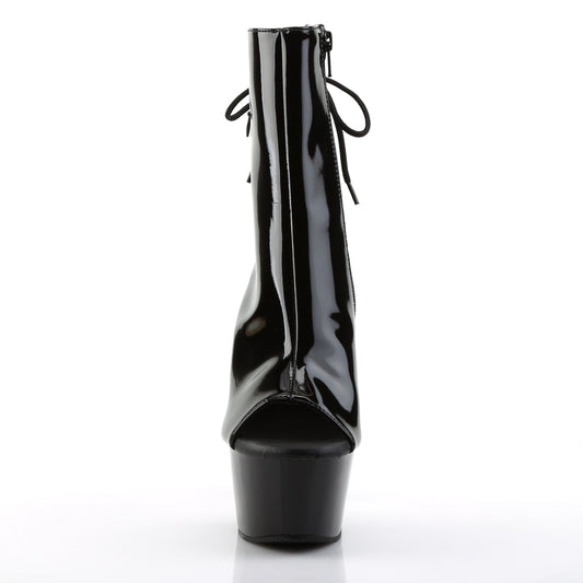 【PLEASER】ASPIRE-1018 プラットフォームシューズ Blk Pat/Blk【取寄】