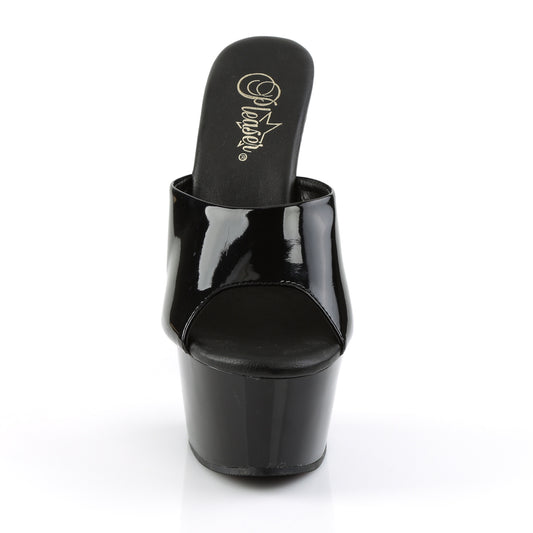 【PLEASER】ASPIRE-601 プラットフォームシューズ Blk Pat/Blk【取寄】