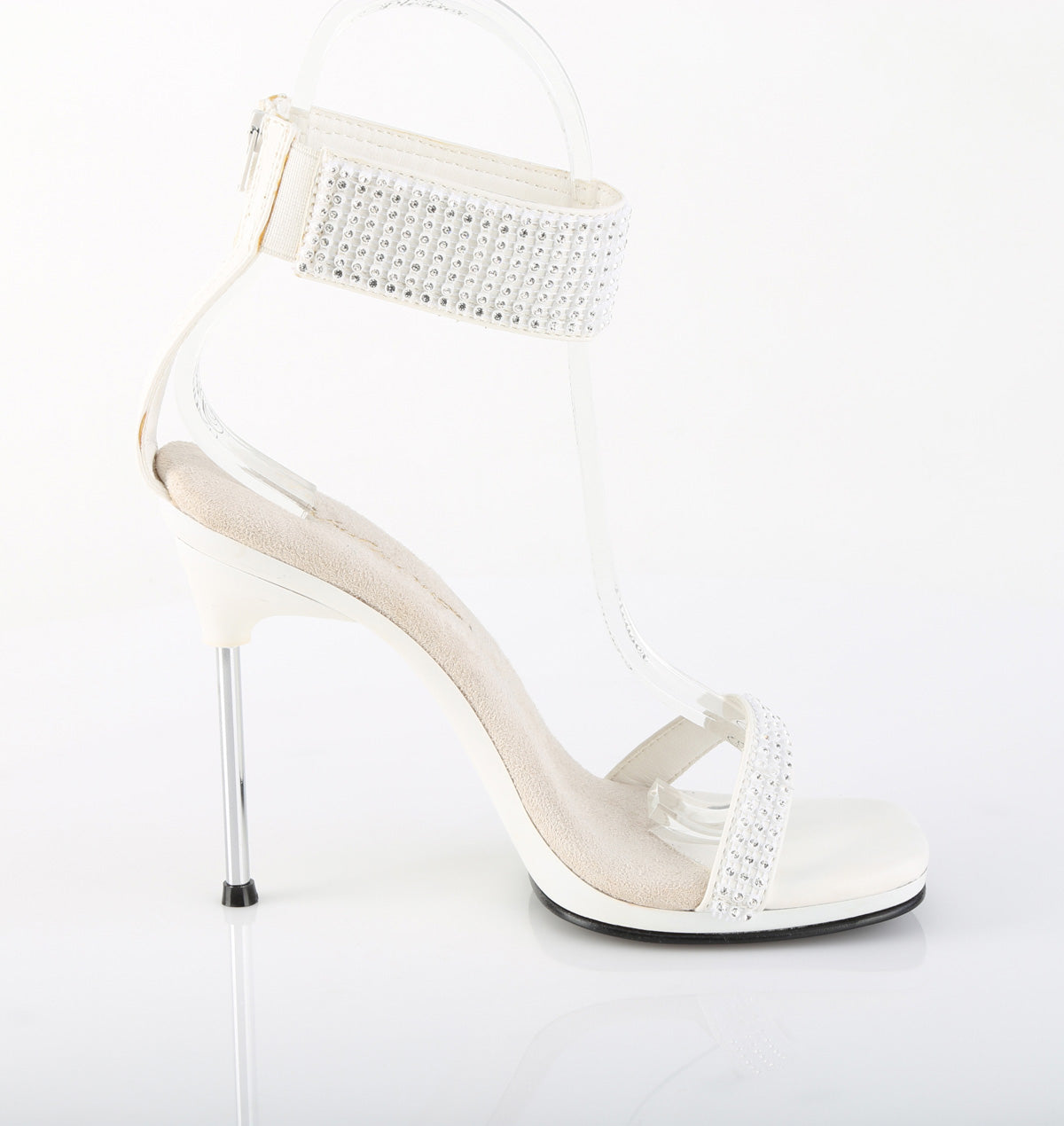 【FABULICIOUS】CHIC-40 シューズ Wht Faux Leather-RS/Wht【取寄】