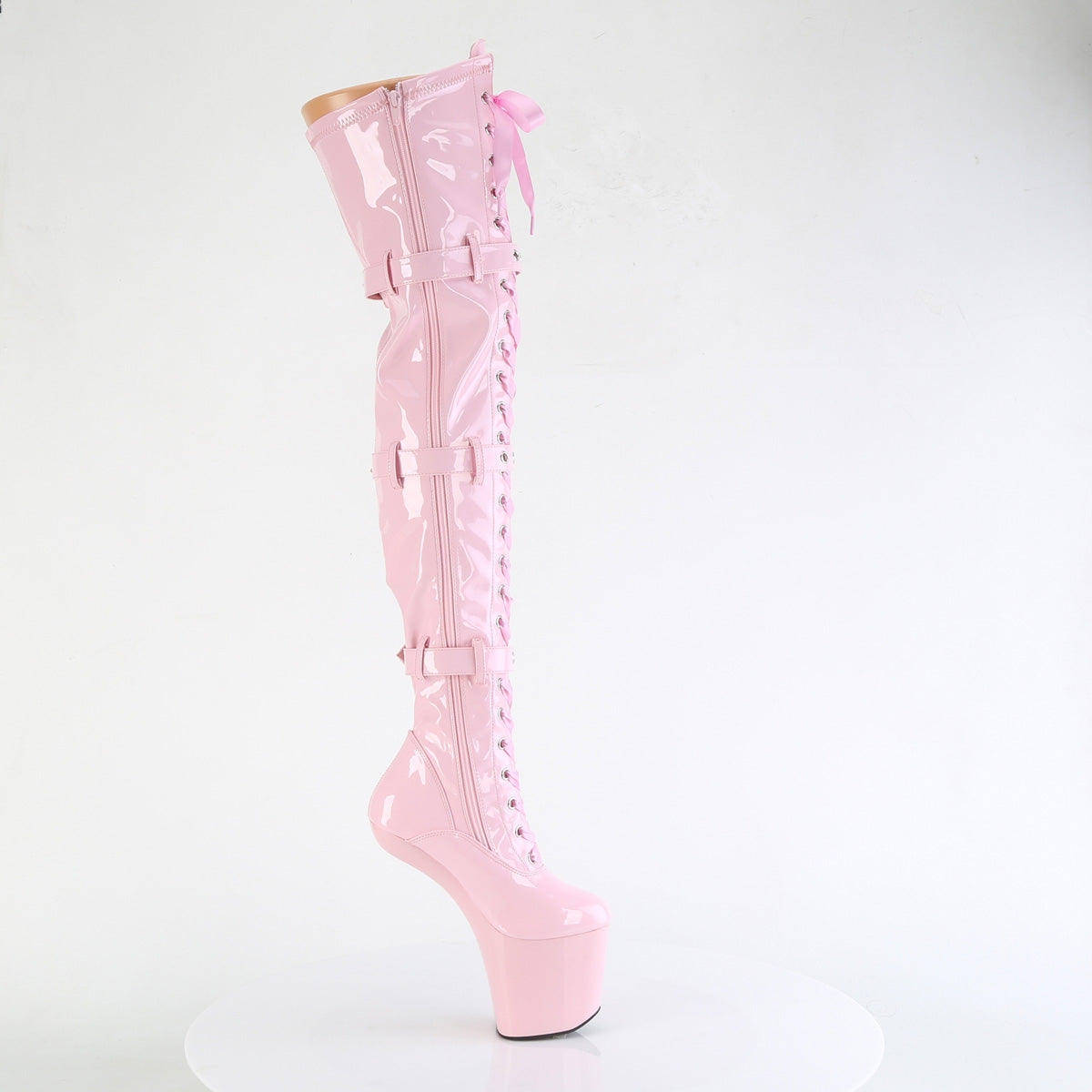 【PLEASER】CRAZE-3028 シューズ B. Pink Str. Pat/B. Pink【取寄】