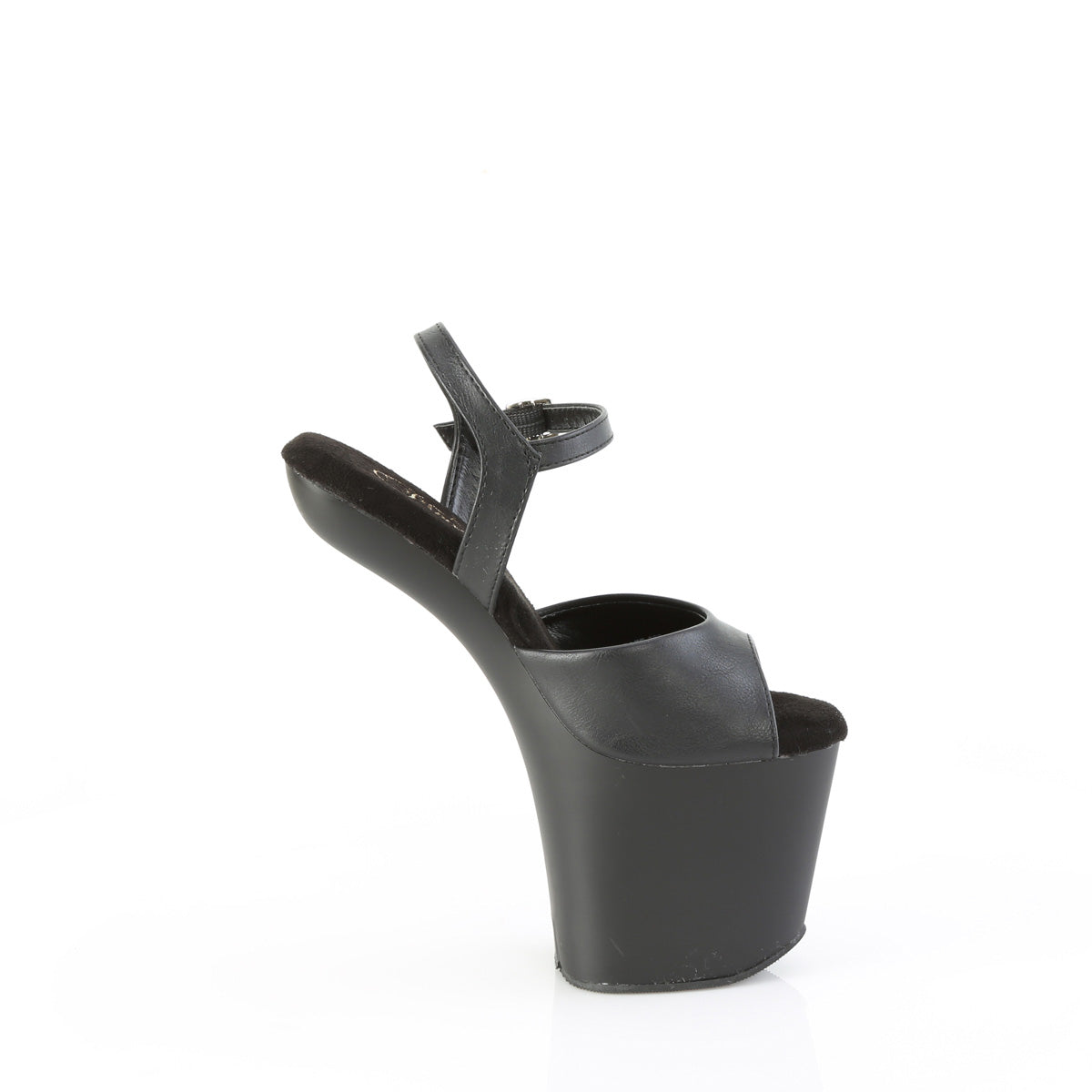 【PLEASER】CRAZE-809 シューズ Blk Faux Leather/Blk Matte【取寄】