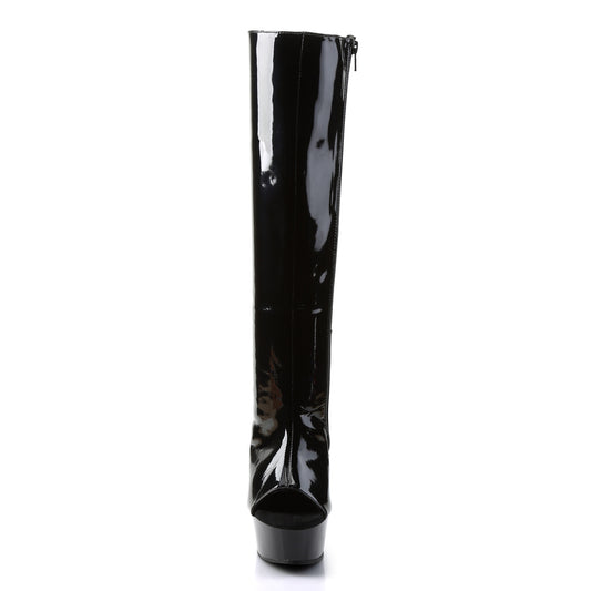 【PLEASER】DELIGHT-2018 シューズ Blk Pat/Blk【取寄】