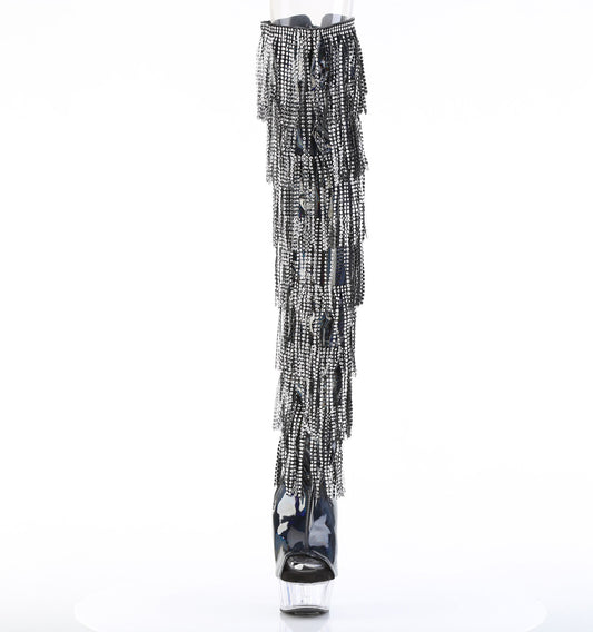 【PLEASER】DELIGHT-3017HG-RSF プラットフォームシューズ Blk Holo Pat/Clr【取寄】