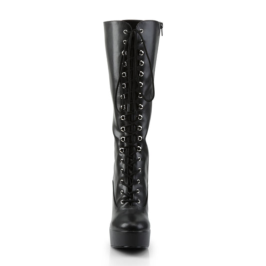 【PLEASER】ELECTRA-2020 プラットフォームシューズ Blk Faux Leather【取寄】