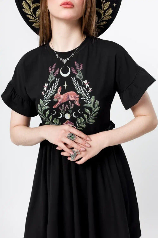 【RESTYLE】ドレス*HARE MOON MINI DRESS【取寄】