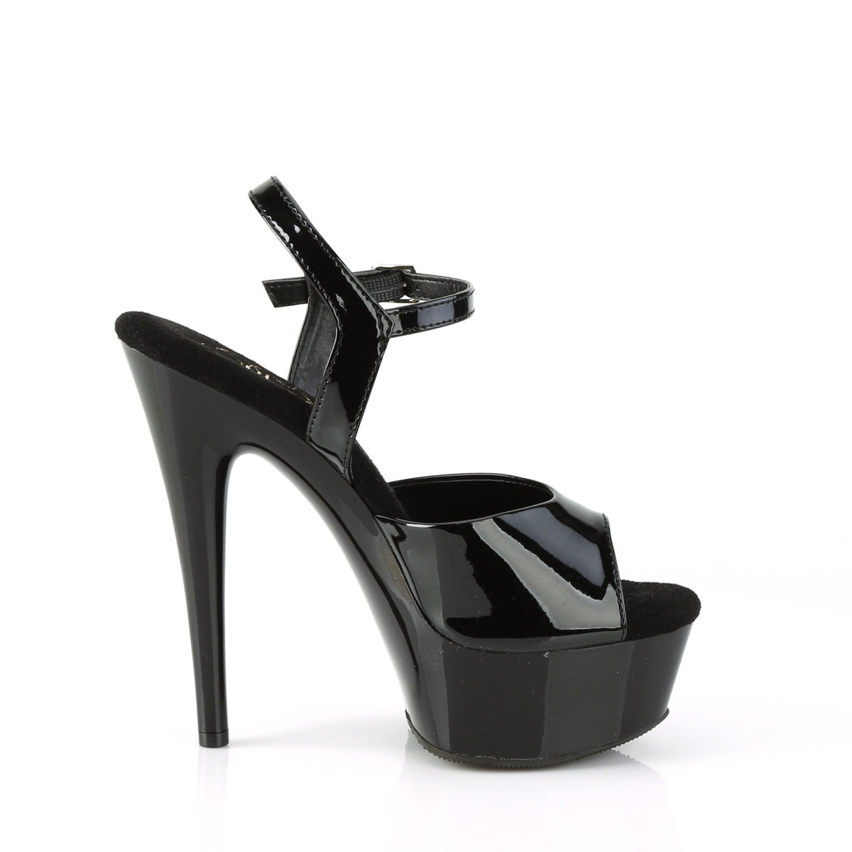 【PLEASER】EXCITE-609 シューズ Blk Pat/Blk【取寄】