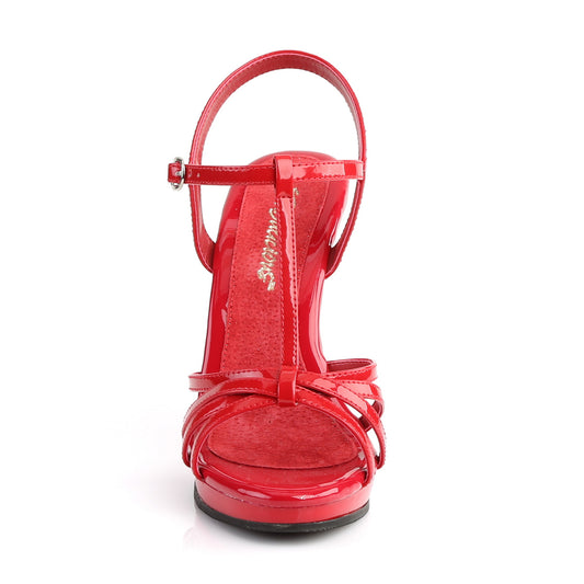 【FABULICIOUS】FLAIR-420 ヒールシューズ Red Pat/Red【取寄】