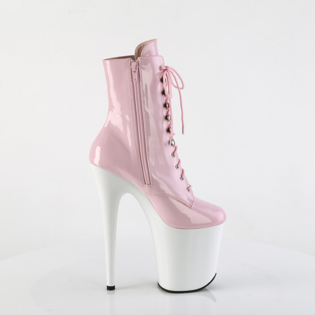 【PLEASER】FLAMINGO-1020 シューズ B. Pink Pat/Wht【取寄】