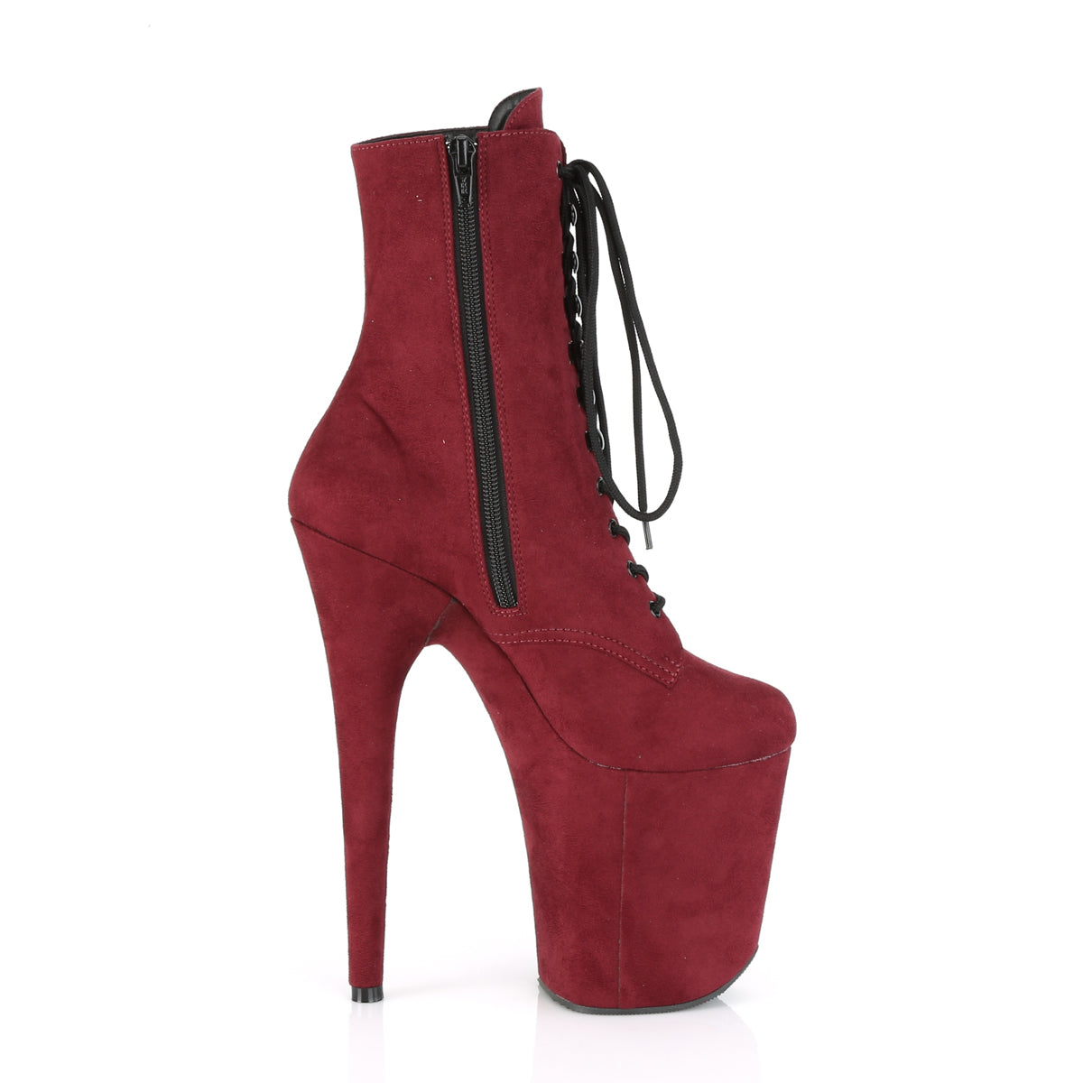 【PLEASER】FLAMINGO-1020FS シューズ Burgundy Faux Suede/Burgundy Faux Suede【取寄】