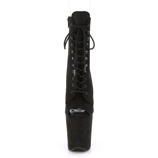 【PLEASER】FLAMINGO-1021FS シューズ Blk Faux Suede/Blk Faux Suede【取寄】