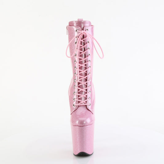 【PLEASER】FLAMINGO-1040GP プラットフォームシューズ B. Pink Glitter Pat/M【取寄】