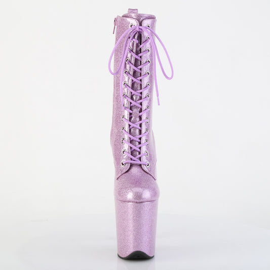 【PLEASER】FLAMINGO-1040GP プラットフォームシューズ Lilac Glitter Pat/M【取寄】