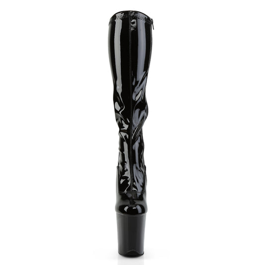 【PLEASER】FLAMINGO-2000 シューズ Blk Str Pat/Blk【取寄】