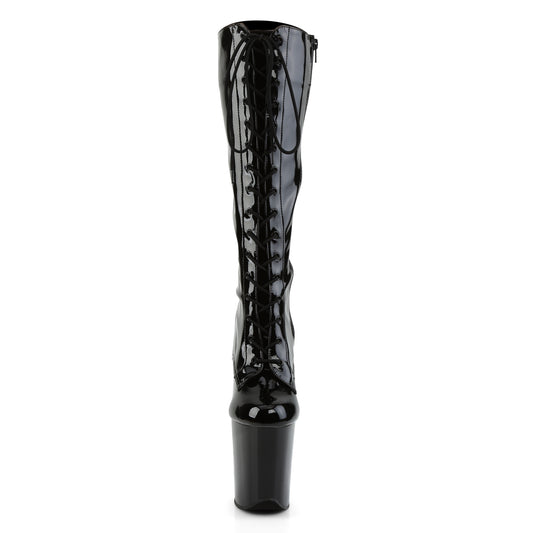 【PLEASER】FLAMINGO-2023 シューズ Blk Str Pat/Blk【取寄】