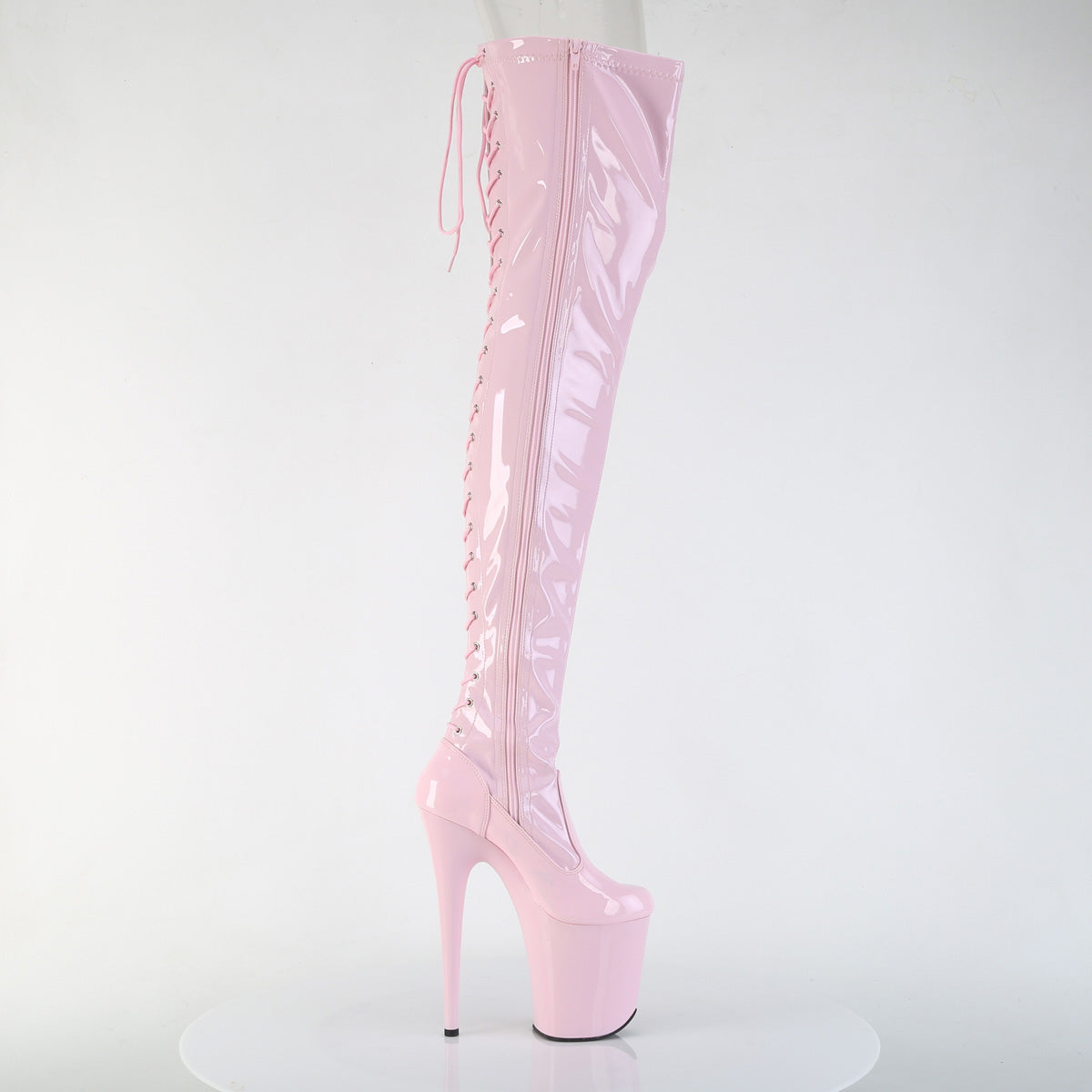 【PLEASER】FLAMINGO-3850 シューズ B. Pink Str. Pat/B. Pink【取寄】