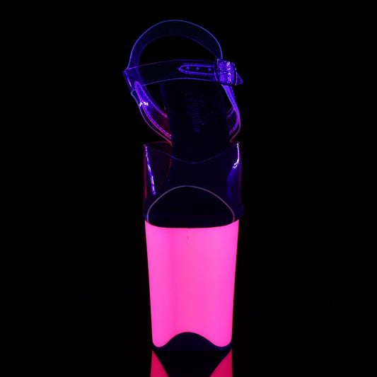 【PLEASER】FLAMINGO-808UV プラットフォームシューズ Clr/Neon Pink【取寄】