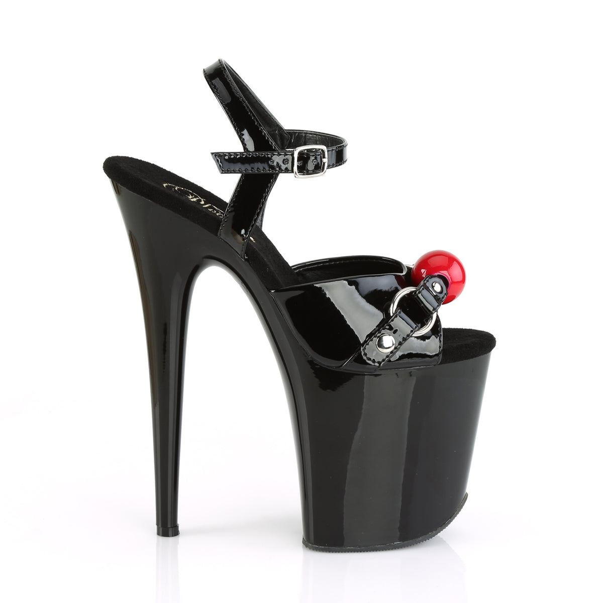 【PLEASER】FLAMINGO-809GB シューズ Blk Pat/Blk【取寄】