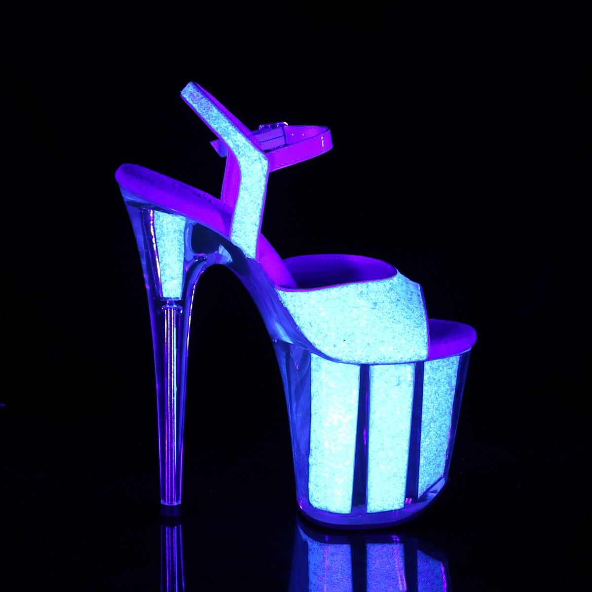 【PLEASER】FLAMINGO-810UVG シューズ Neon Opal Glitter/Neon Opal Glitter【取寄】