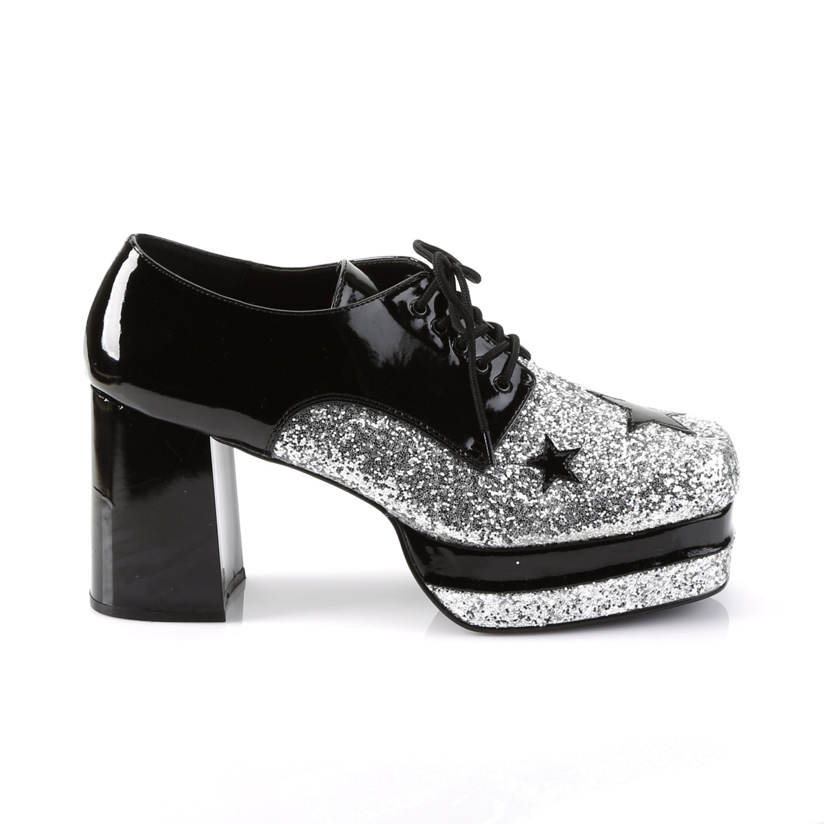 【FUNTASMA】GLAMROCK-02 シューズ Blk Pat-Slv Gltr【取寄】
