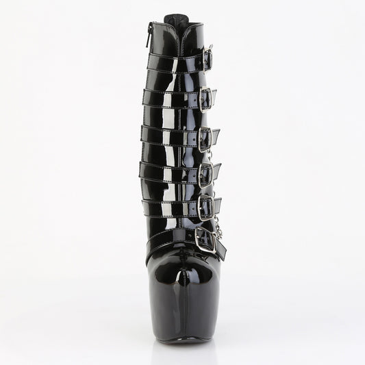 【PLEASER】JUBILANT-1015 プラットフォームシューズ Blk Pat【取寄】