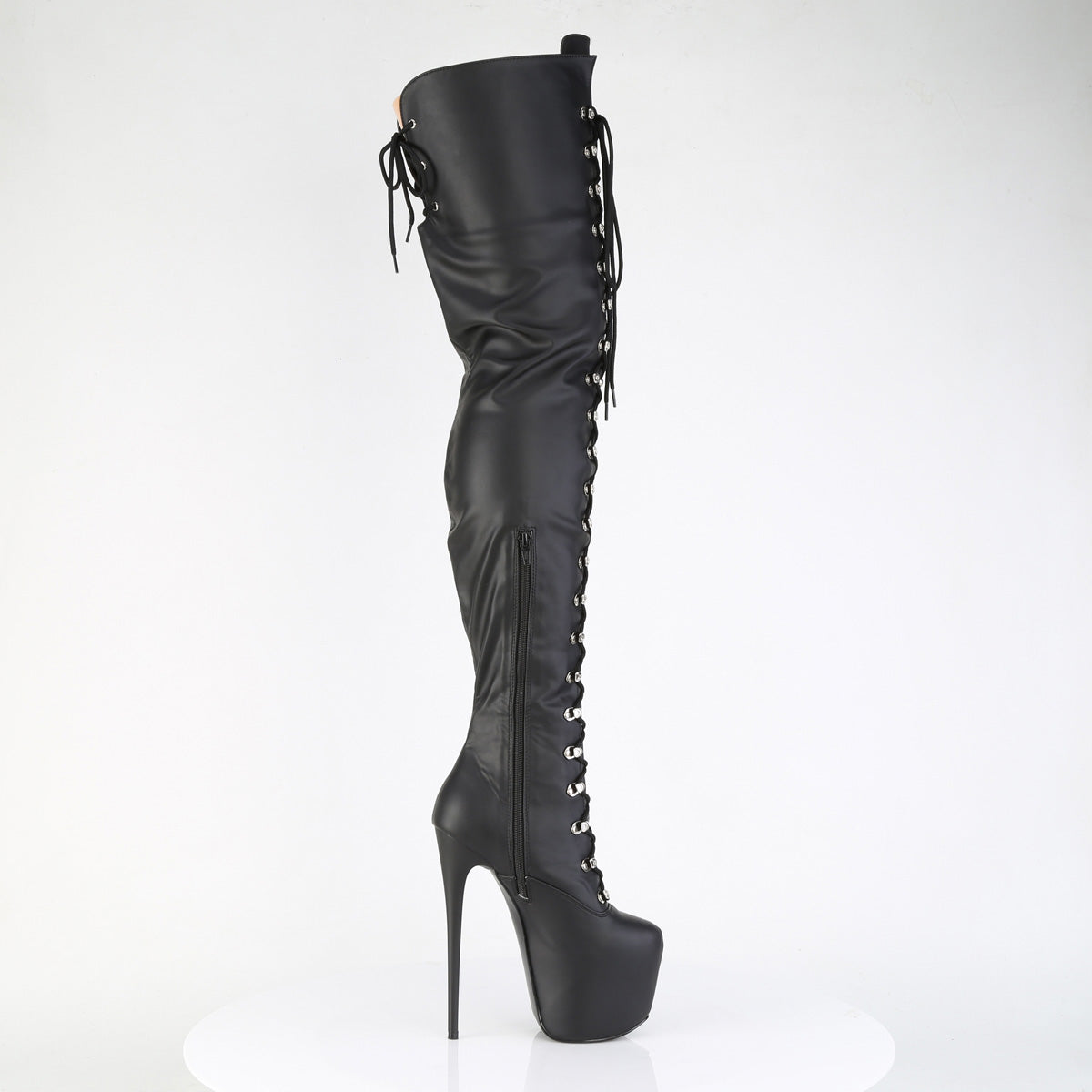 【PLEASER】JUBILANT-4012 シューズ Blk Str. Faux Leather【取寄】