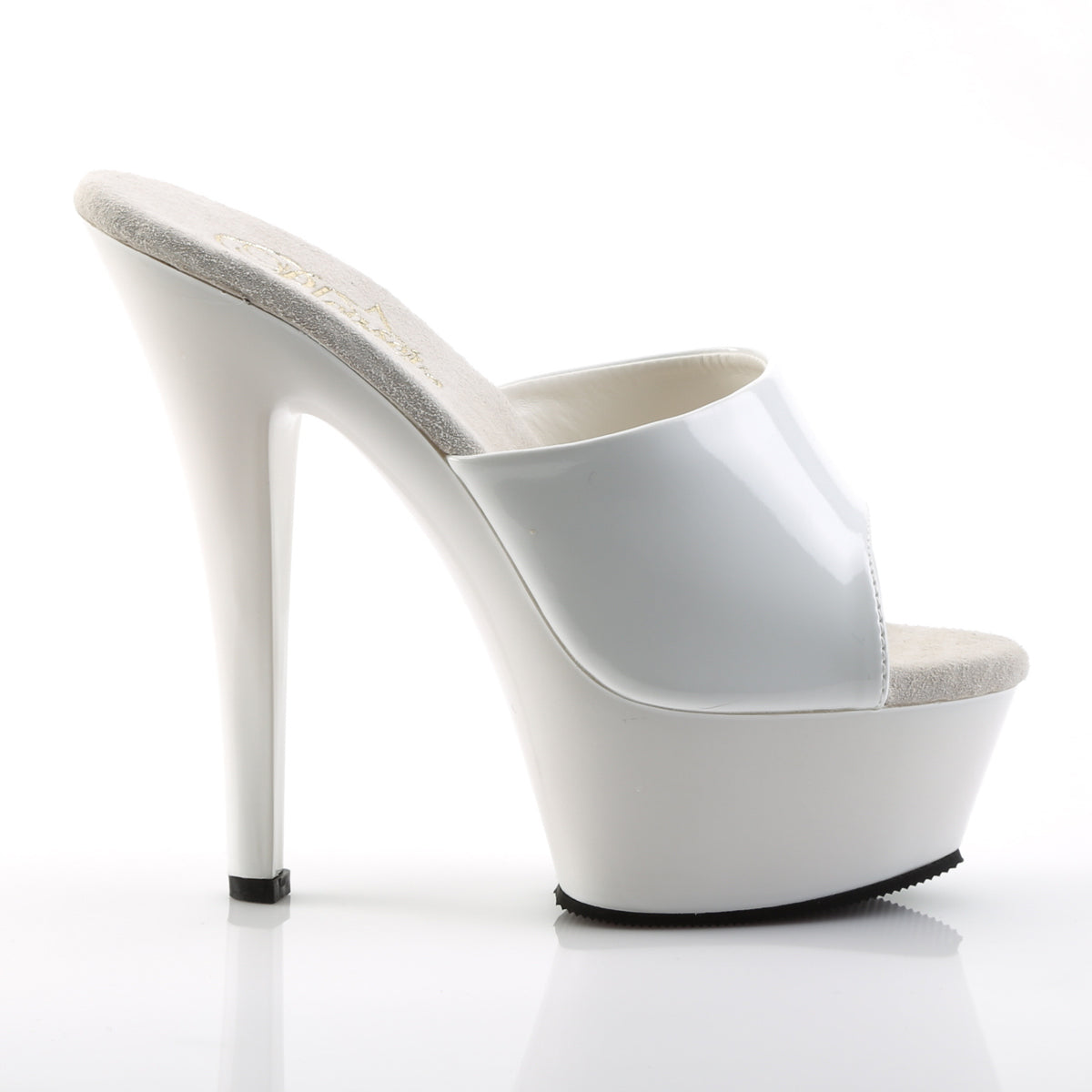【PLEASER】KISS-201 シューズ Wht Pat/Wht【取寄】