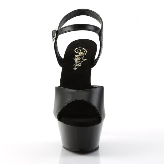 【PLEASER】KISS-209 シューズ Blk Leather/Blk【取寄】