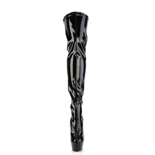 【PLEASER】KISS-3000 プラットフォームシューズ Blk Str Pat/Blk【取寄】