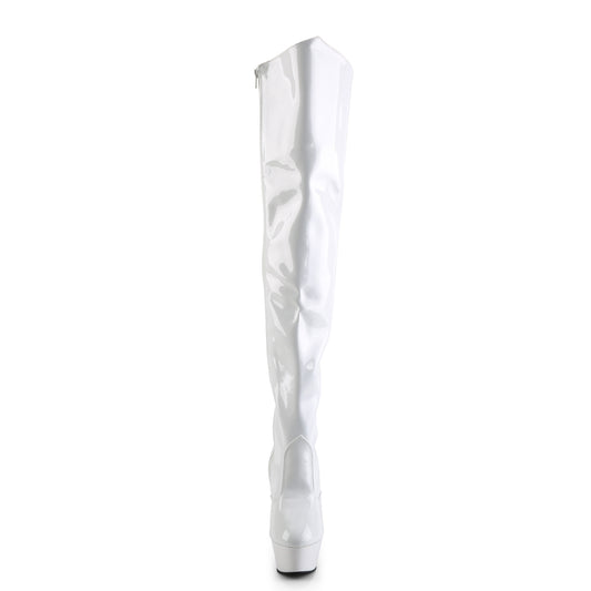 【PLEASER】KISS-3010 シューズ Wht Pat/Wht【取寄】