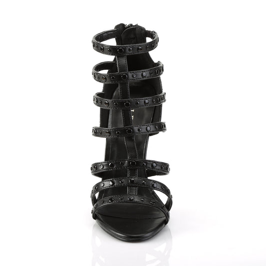 【PLEASER】SEXY-15 シングルソールシューズ Blk Faux Leather【取寄】