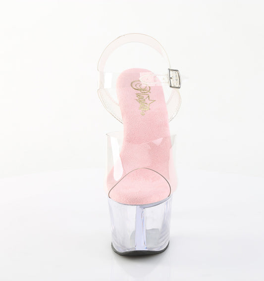 【PLEASER】SKY-308 シューズ Clr-B.Pink/Clr【取寄】
